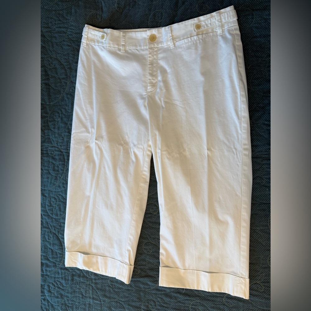 Banana Republic Cream Stretch Pants
